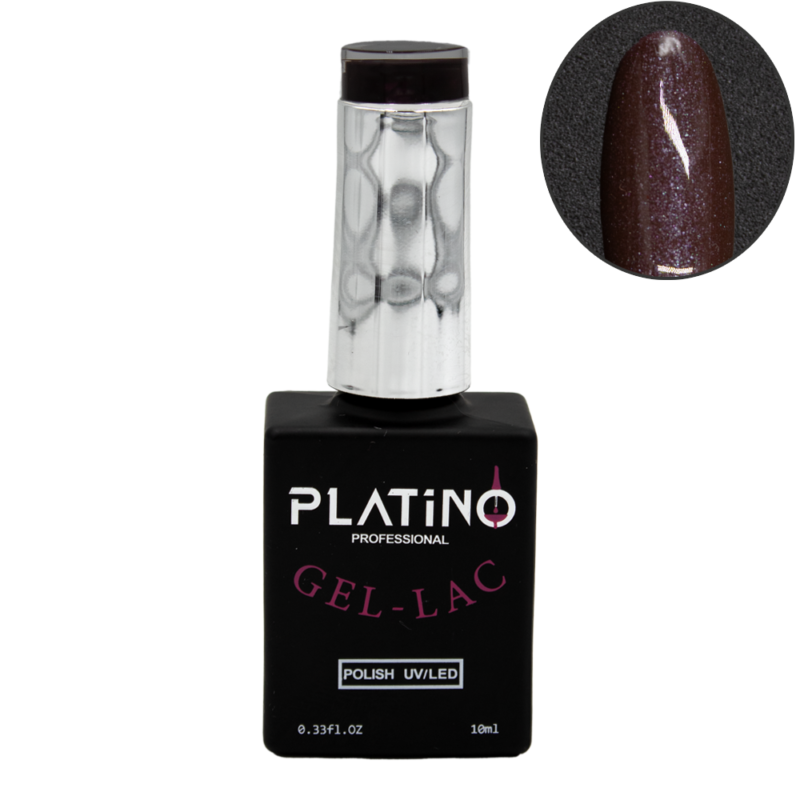 Oja semipermanenta Maroon Glitter NR.50 - 10 ml